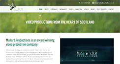 Desktop Screenshot of mallardproductions.co.uk