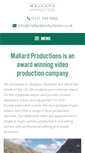 Mobile Screenshot of mallardproductions.co.uk